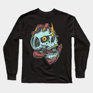 Demon skull Long Sleeve T-Shirt